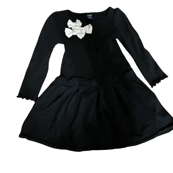 GAP | Dresses | Girls Baby Gap Black Fit And Flare Dress In Size 2 Yra |  Poshmark